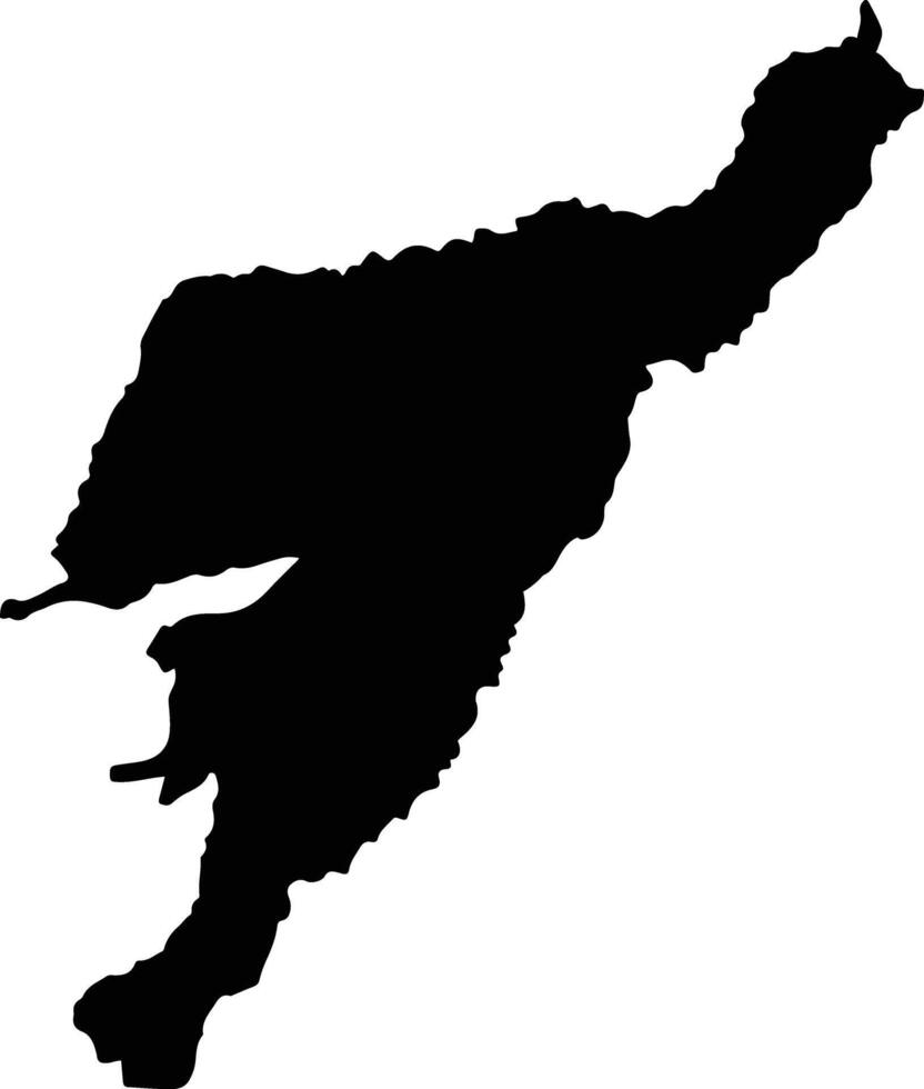 Armenia Colombia silhouette map vector