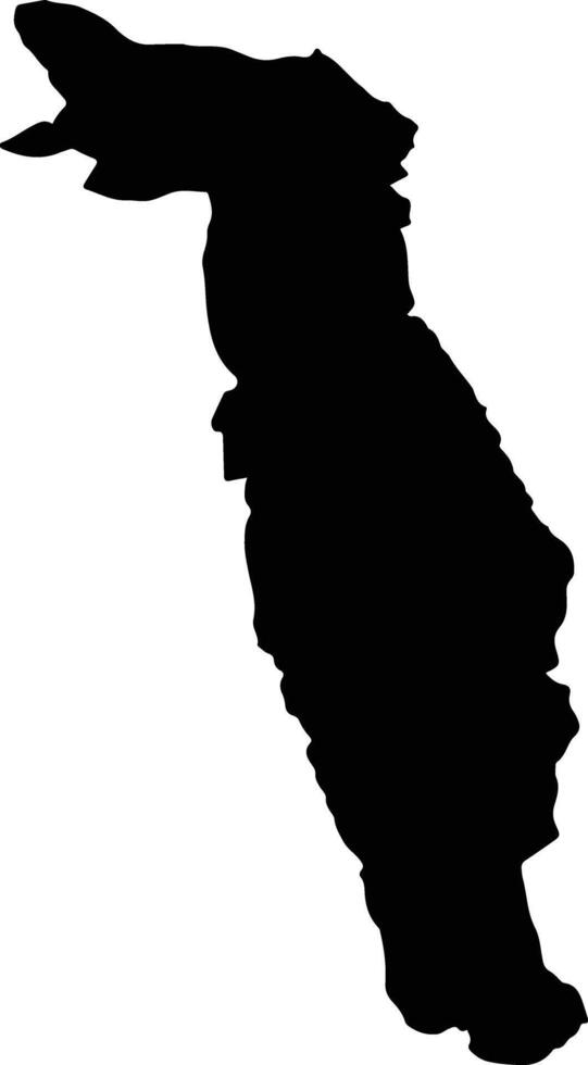 ARPASU DE JOS Romania silhouette map vector