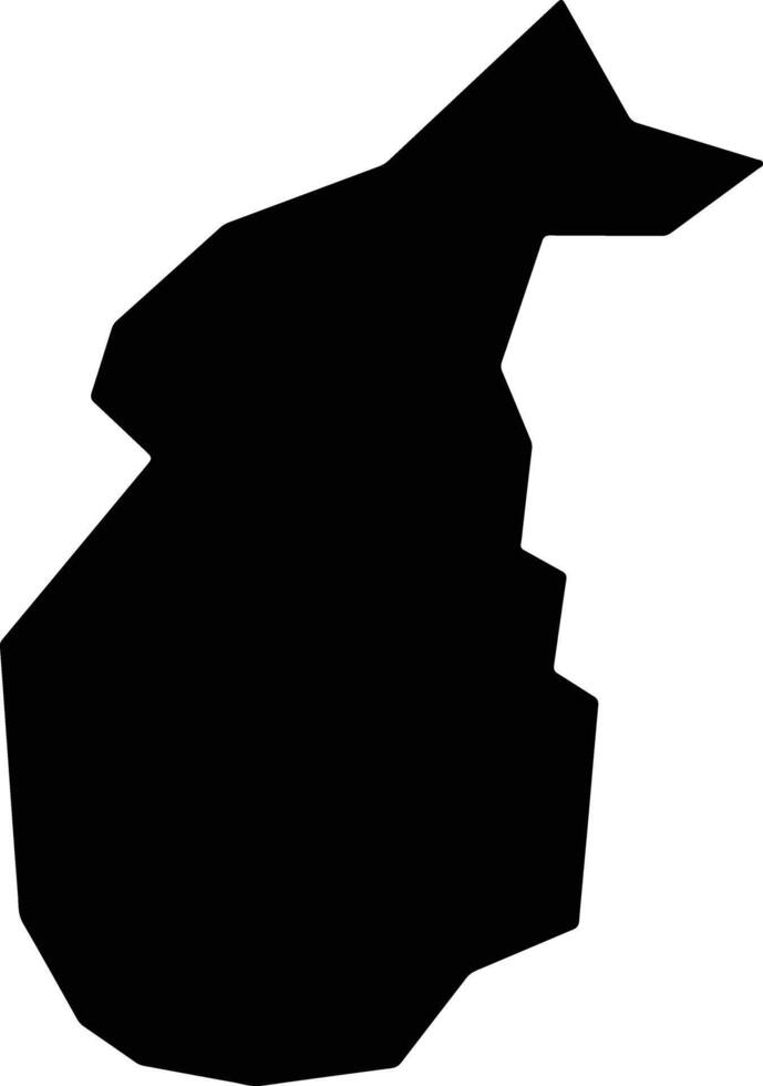 Arroio dos Ratos Brazil silhouette map vector