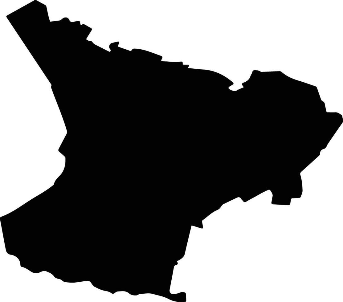 Arriaga Mexico silhouette map vector