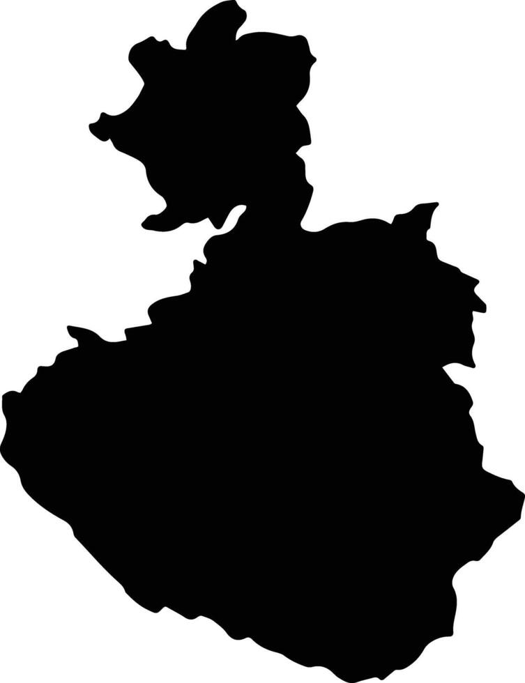 Arrondissement de Marmelade Haiti silhouette map vector