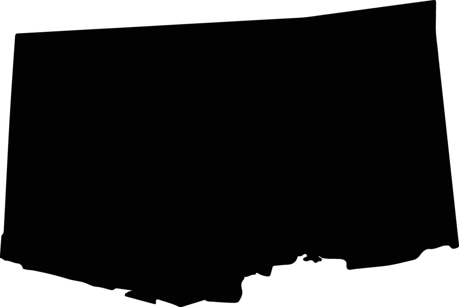As Eyla Djibouti silhouette map vector
