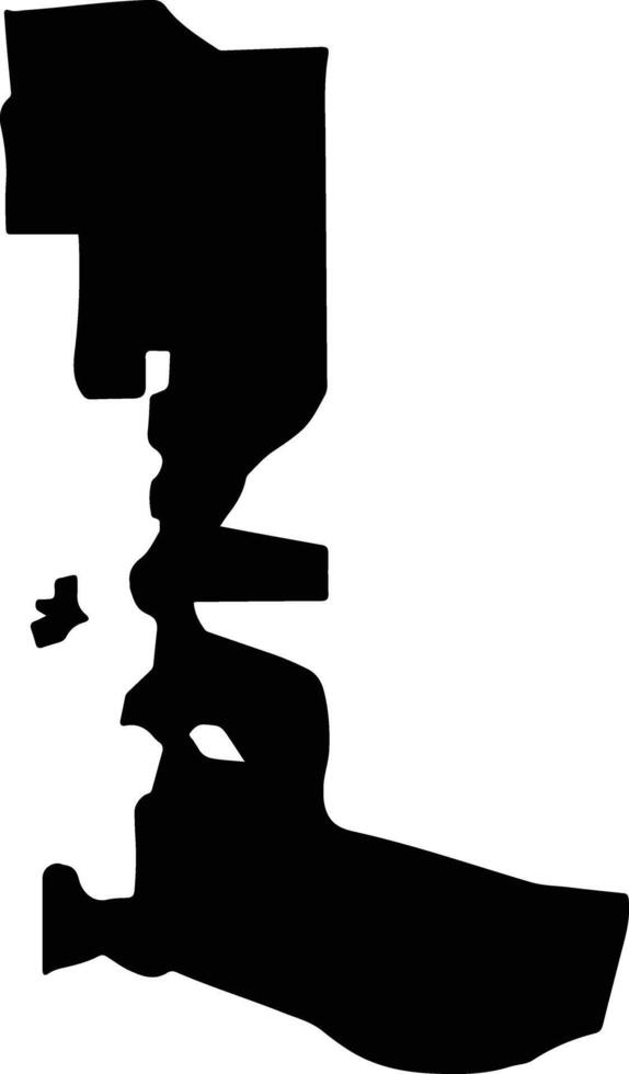 As Safra Yemen silhouette map vector