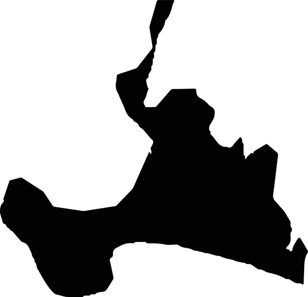 As Salif Yemen silhouette map vector
