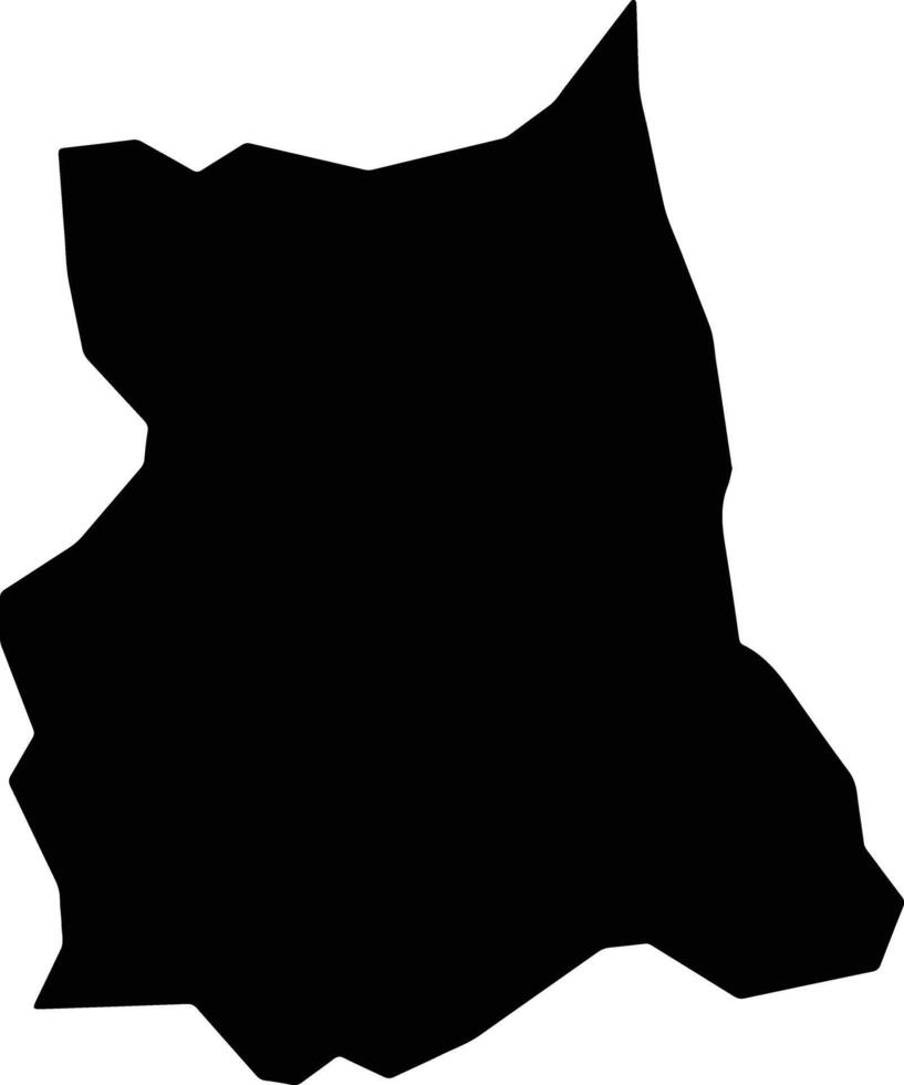 As Sawd Yemen silhouette map vector