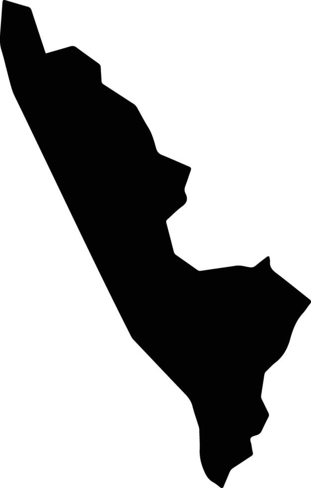 Asa Nigeria silhouette map vector