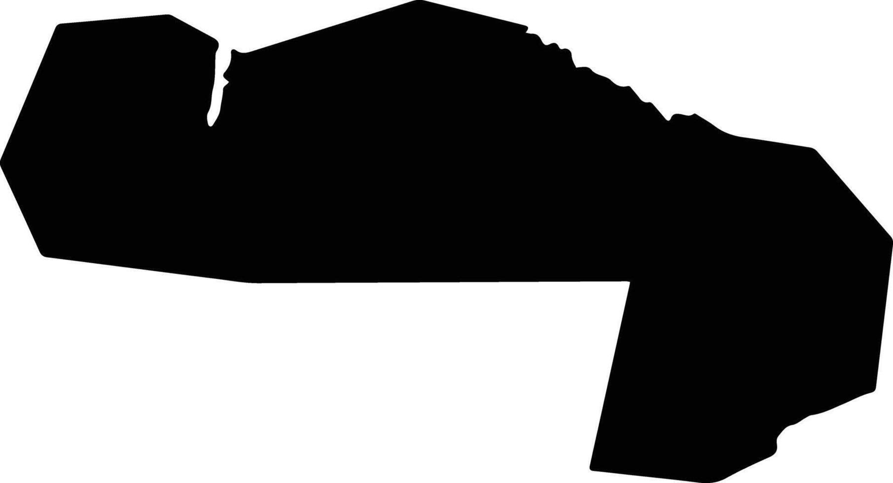 Asajaya Malaysia silhouette map vector