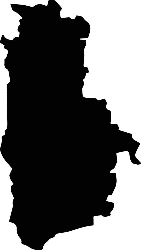 As Suqaylabiyah Syria silhouette map vector
