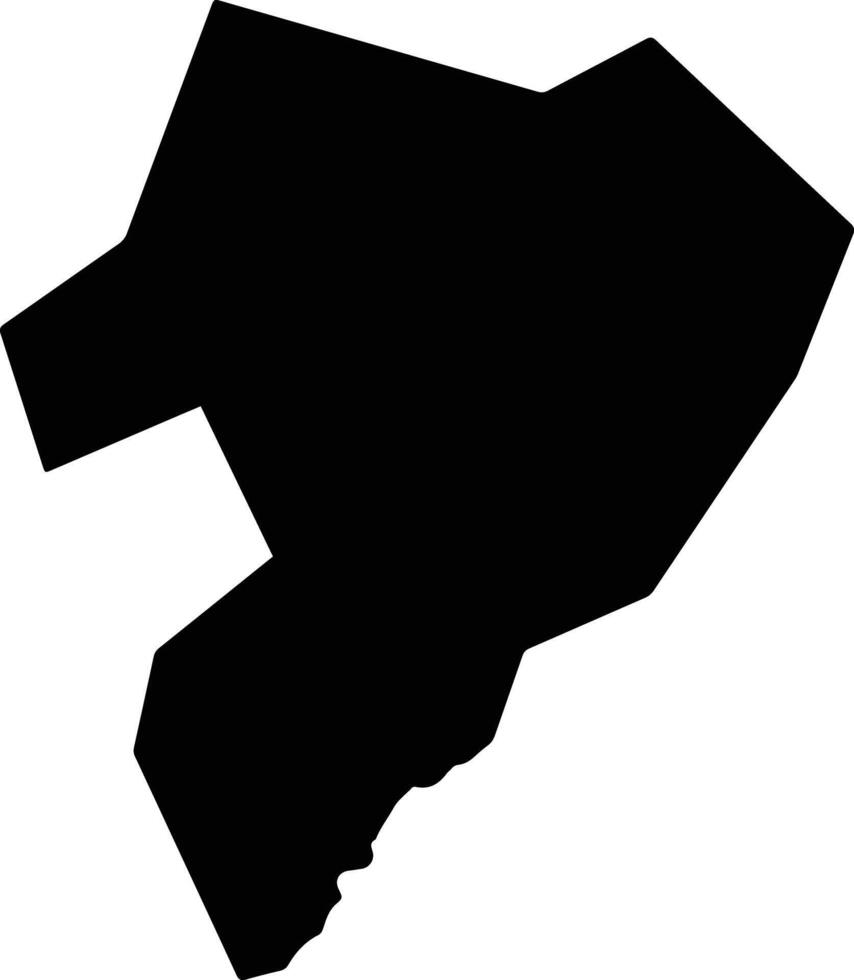 Asakuchi Japan silhouette map vector