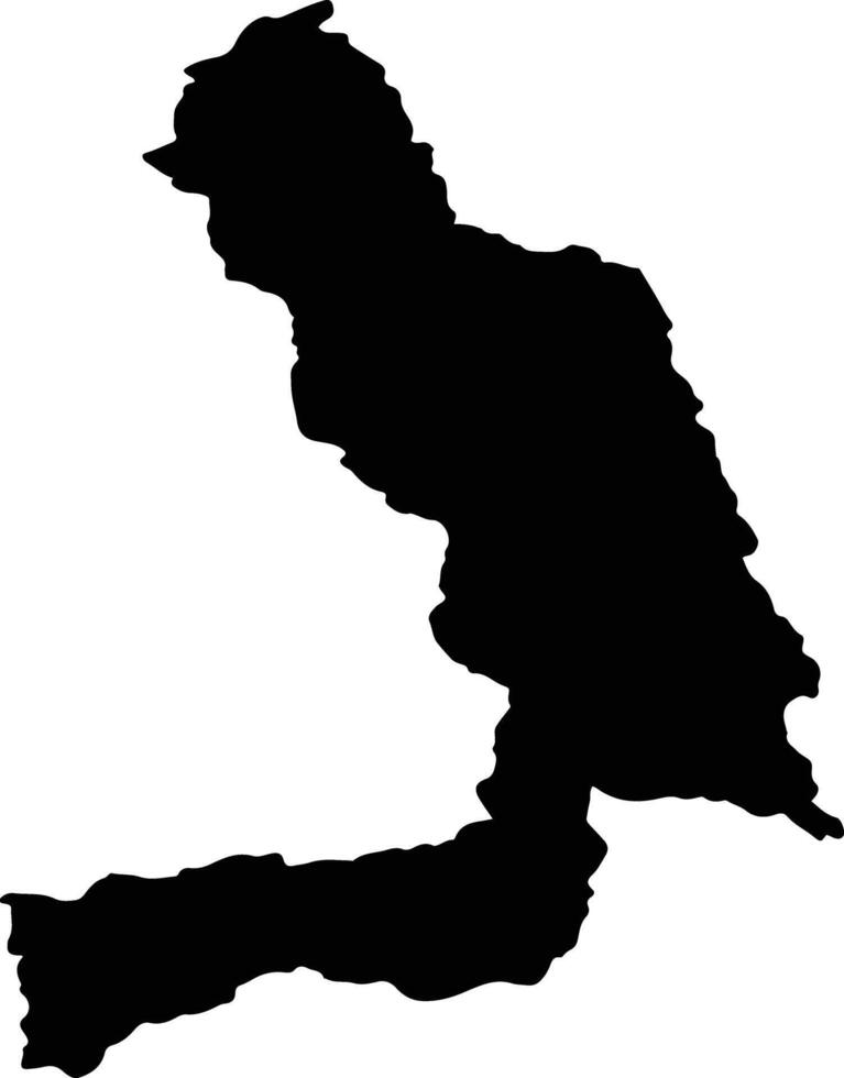 ASAU Romania silhouette map vector