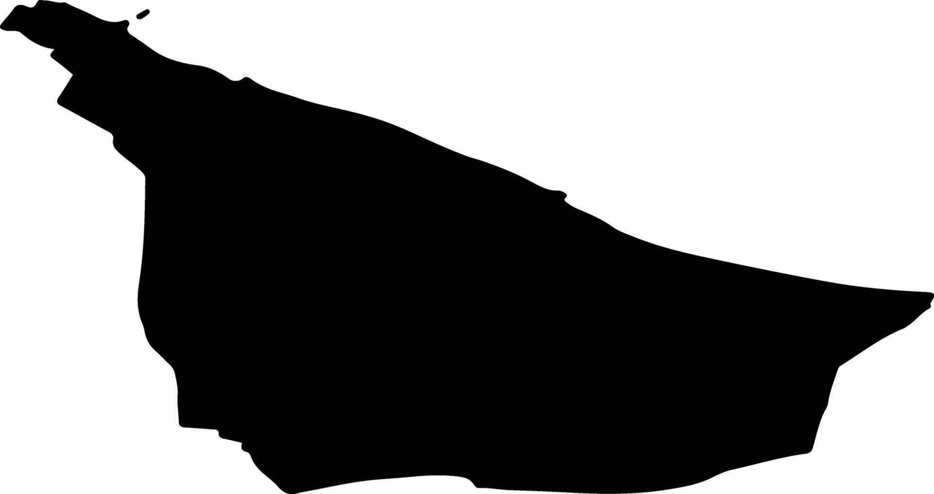 Aseri vald Estonia silhouette map vector