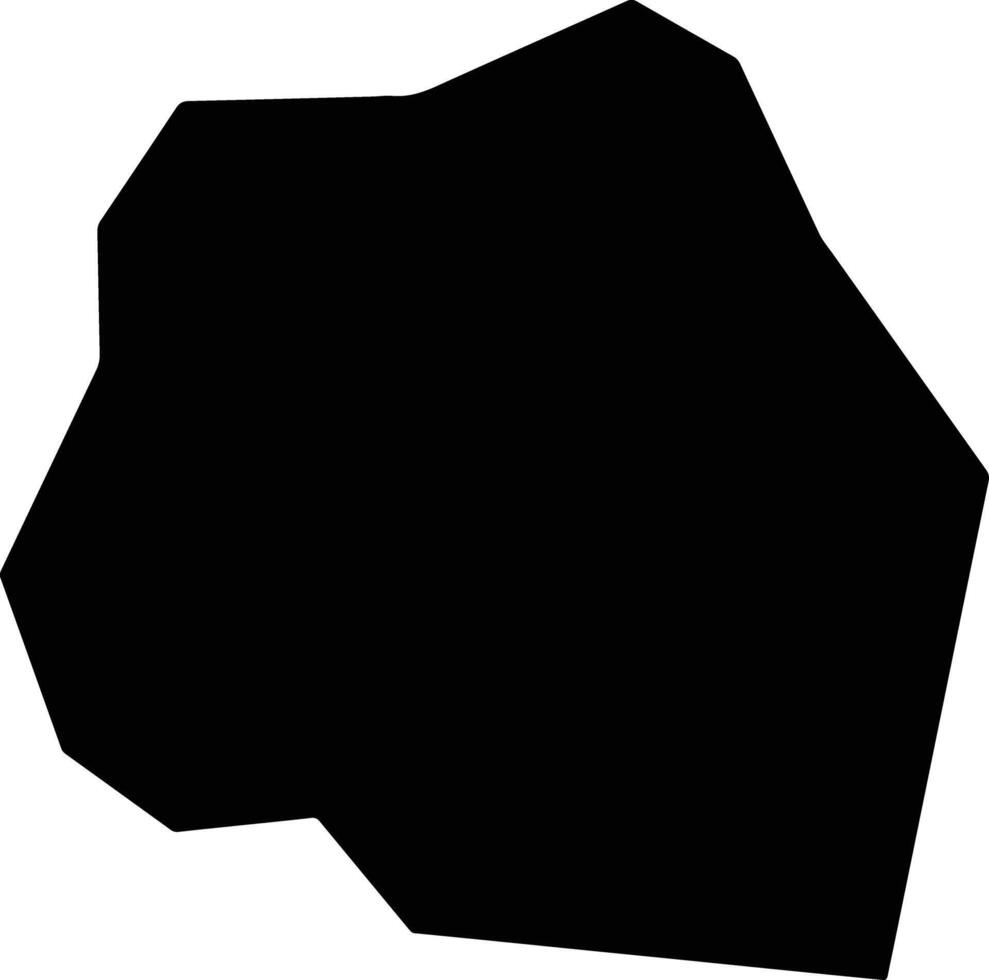 Asgata Cyprus silhouette map vector