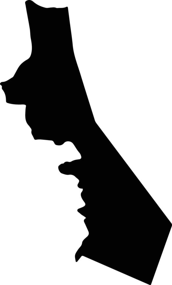 Ash Shimasiyah Saudi Arabia silhouette map vector