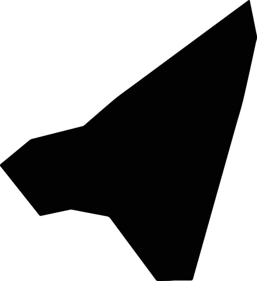 Ash Shaykh Othman Yemen silhouette map vector