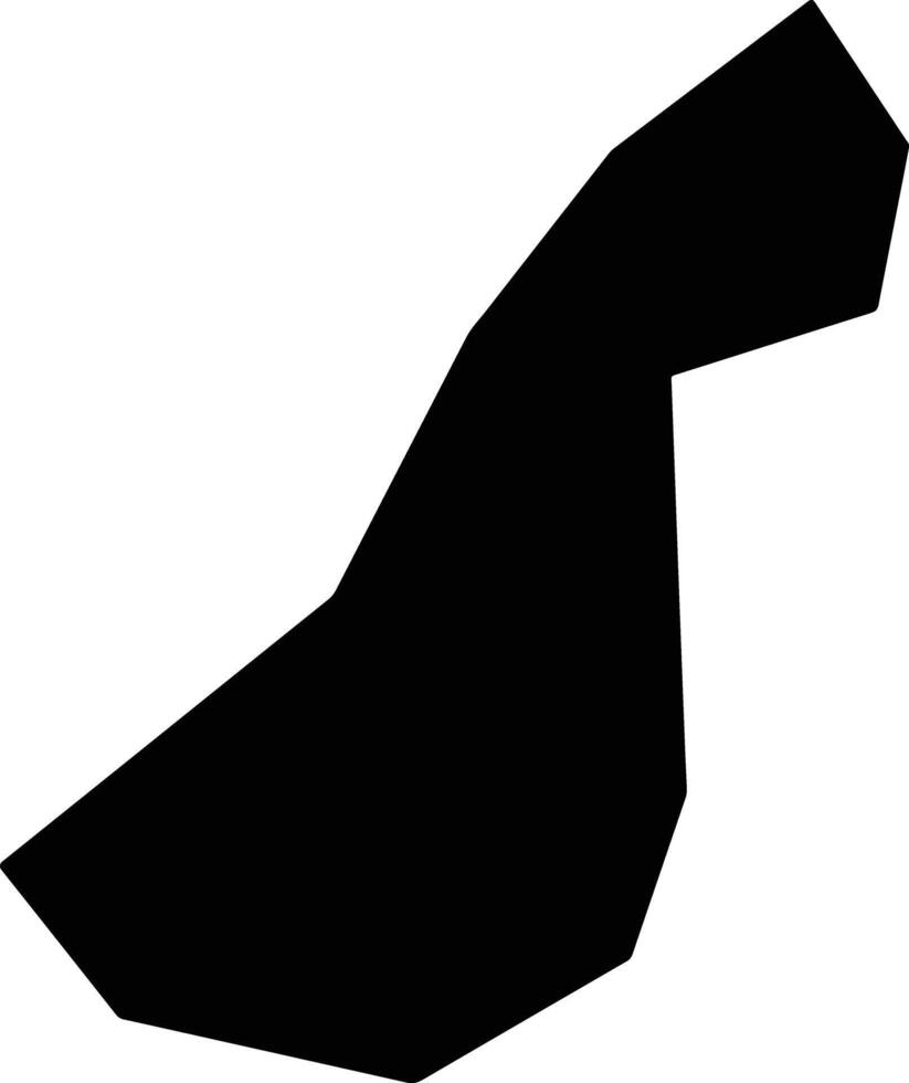 Askas Cyprus silhouette map vector
