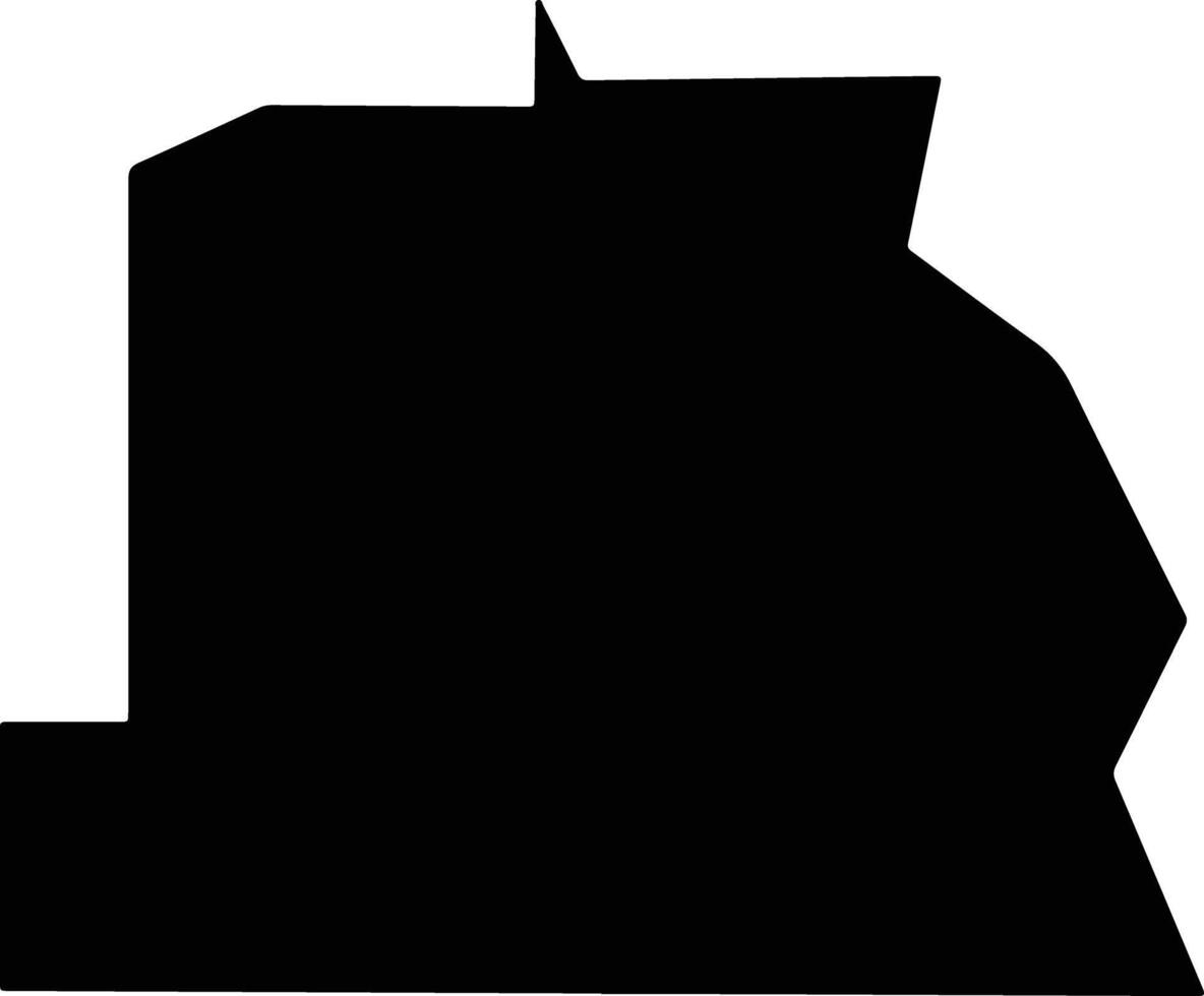 Asotin United States silhouette map vector