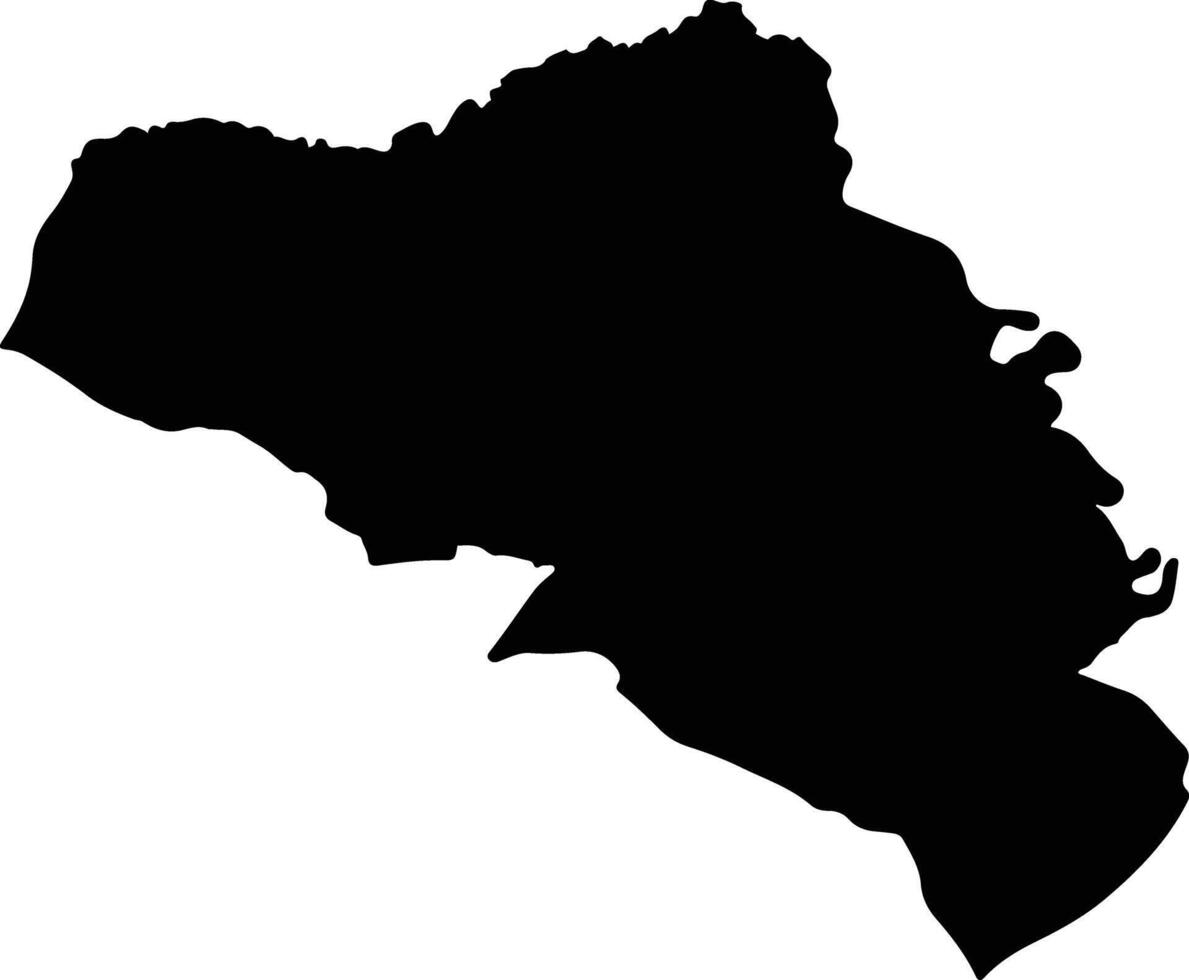 At Samat Thailand silhouette map vector