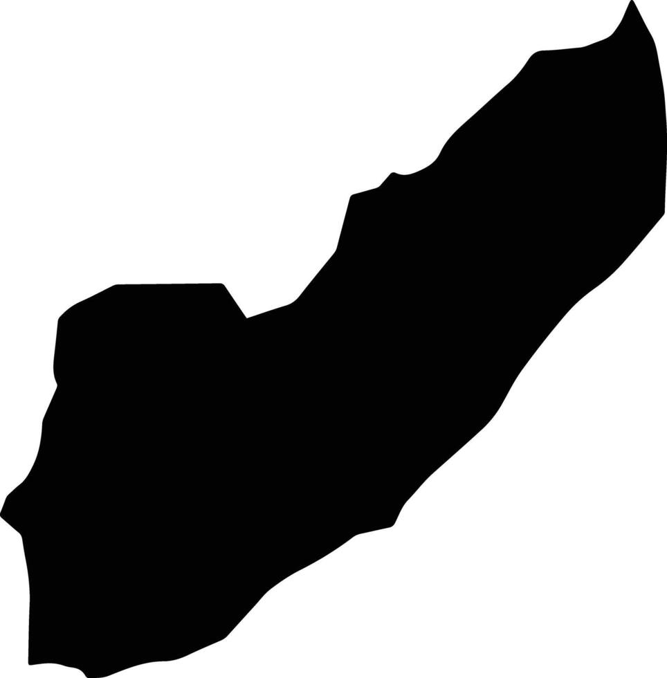 At Taffah Yemen silhouette map vector
