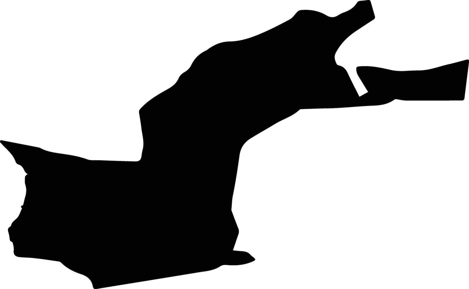 At Tuwal Saudi Arabia silhouette map vector