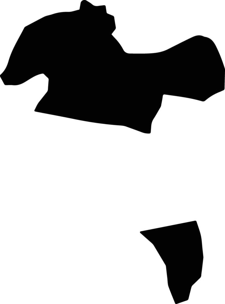 At Tyal Yemen silhouette map vector
