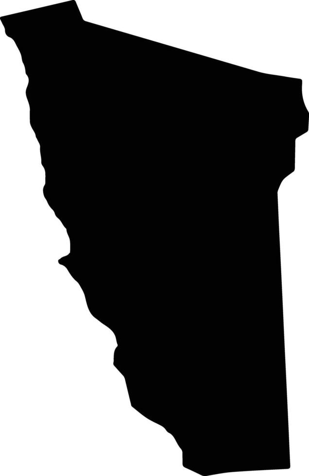 At Tuhayta Yemen silhouette map vector