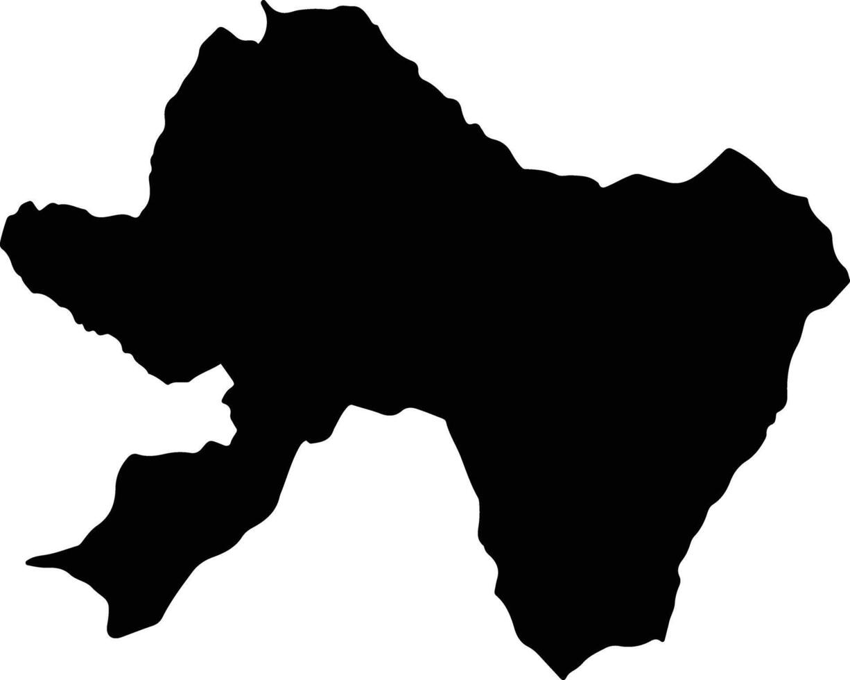 Atahualpa Ecuador silhouette map vector