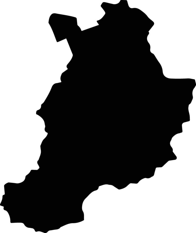 ATEL Romania silhouette map vector