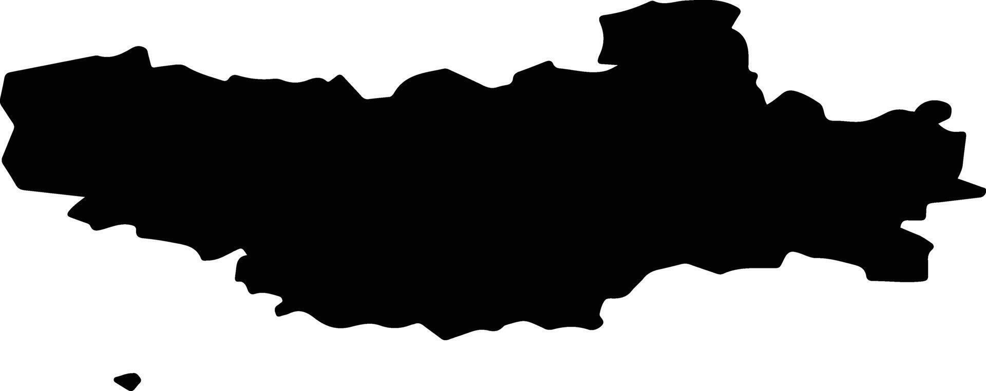 ATHENRY ORANMORE LEA 7 Ireland silhouette map vector