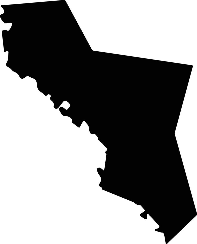 Athieme Benin silhouette map vector