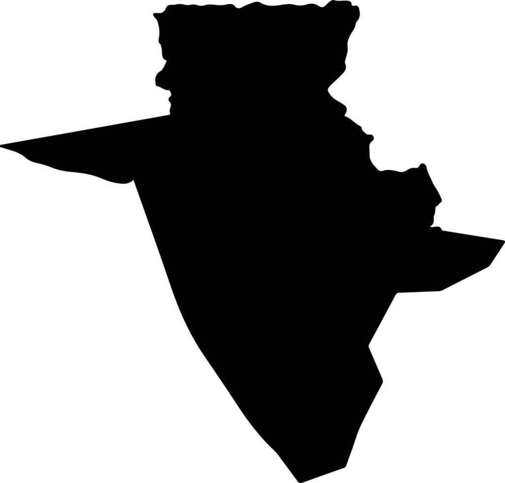 Atima Honduras silhouette map vector