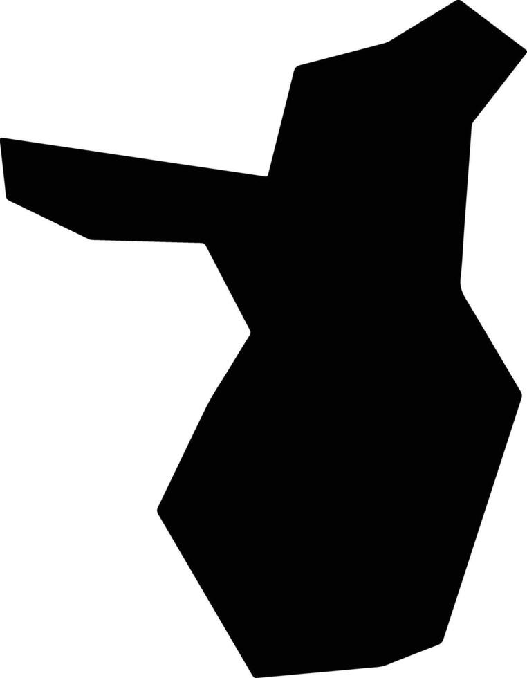 Atiquizaya El Salvador silhouette map vector