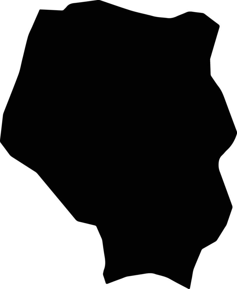 Atkaracalar Turkey silhouette map vector
