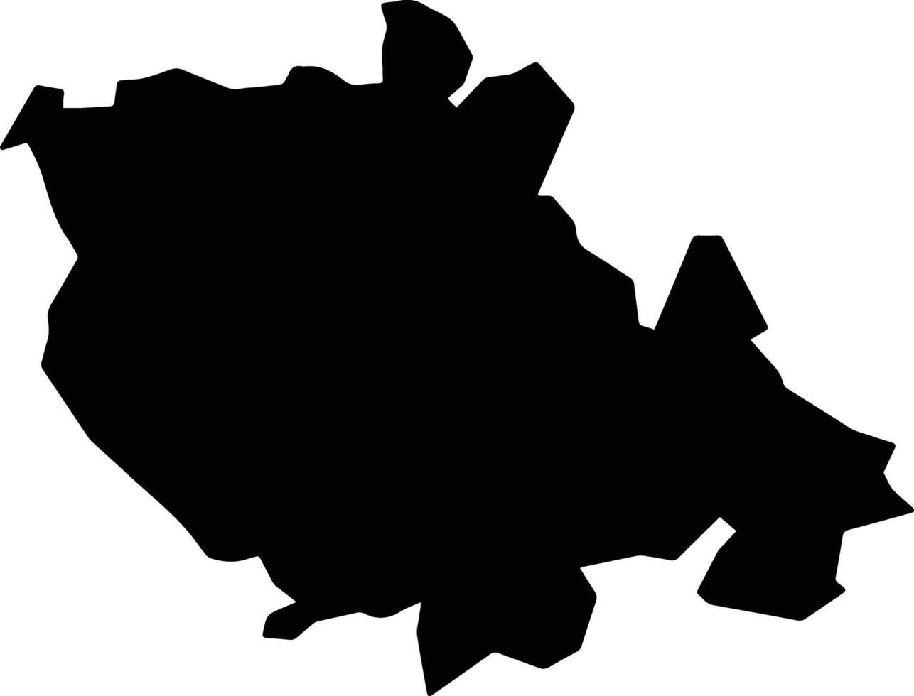 Atlangatepec Mexico silhouette map vector