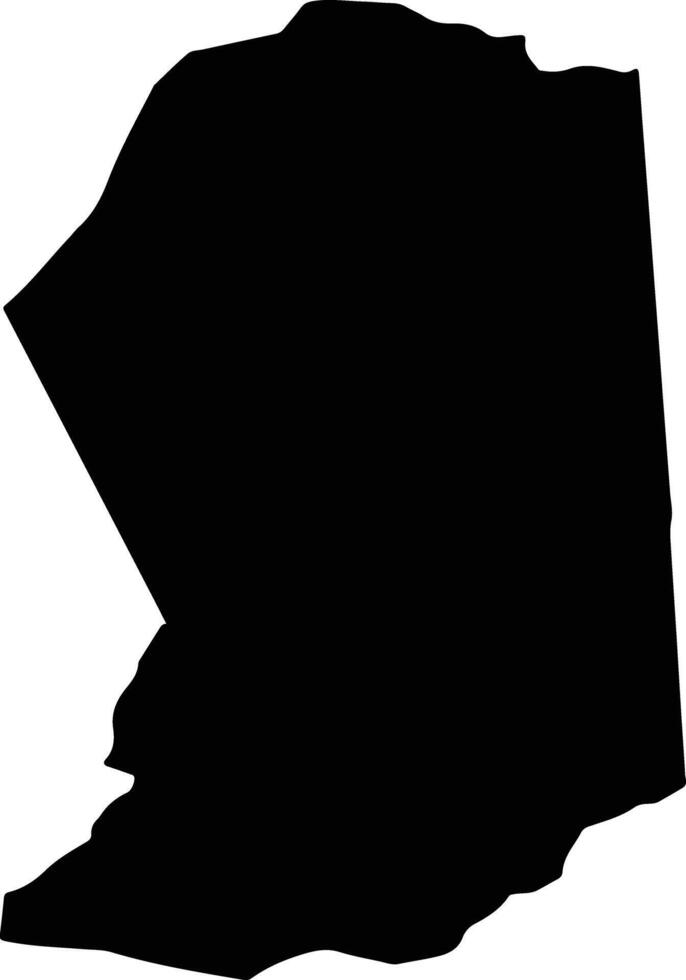Au Leon Saint Lucia silhouette map vector