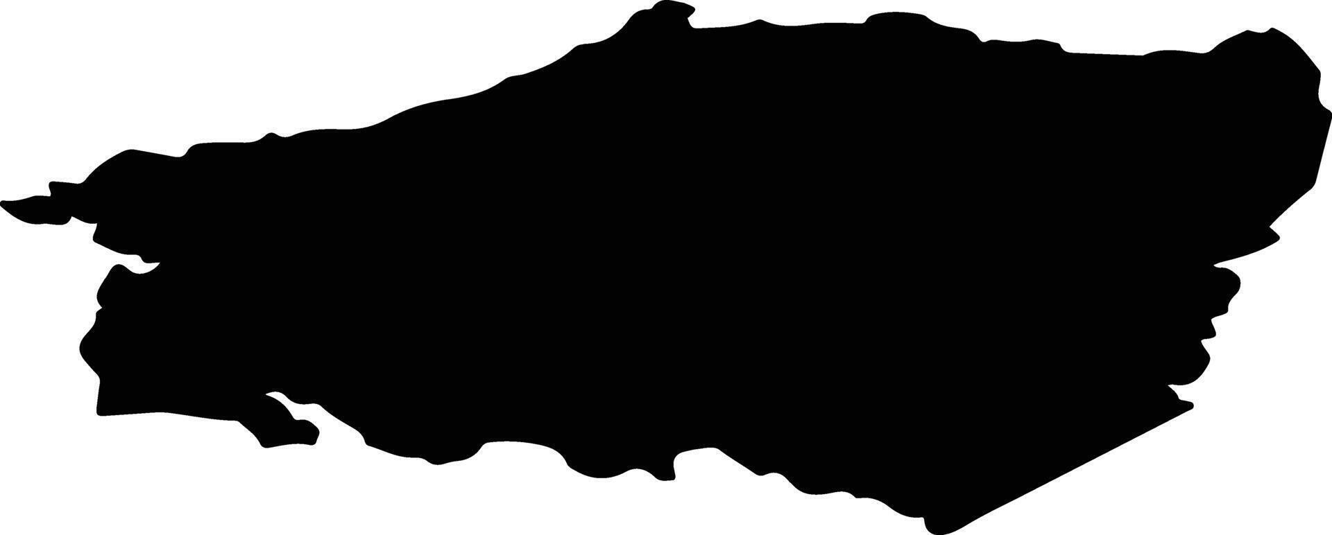 Aulejas pag Latvia silhouette map vector