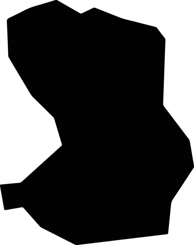 Auriflama Brazil silhouette map vector