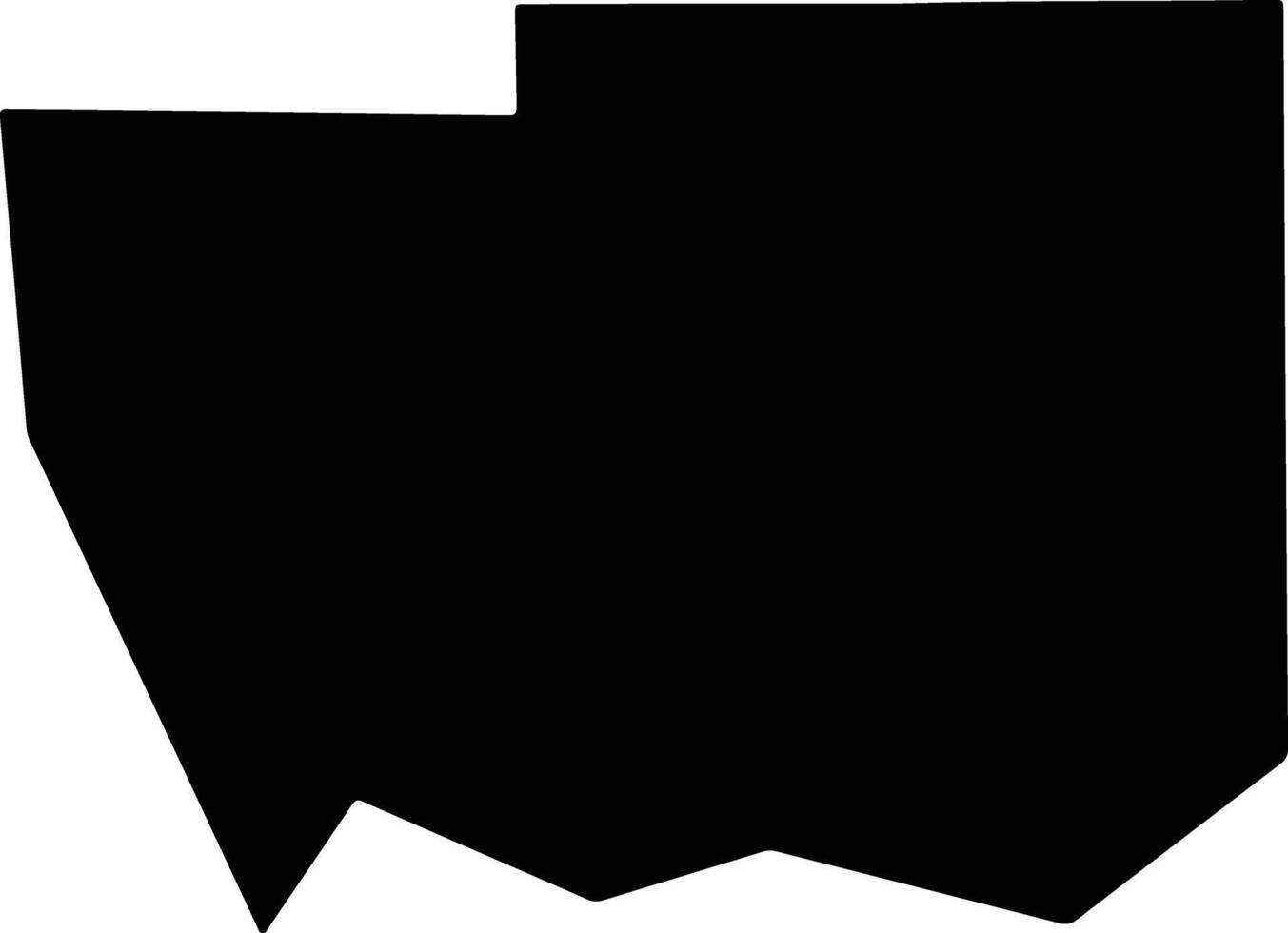 Autauga United States silhouette map vector