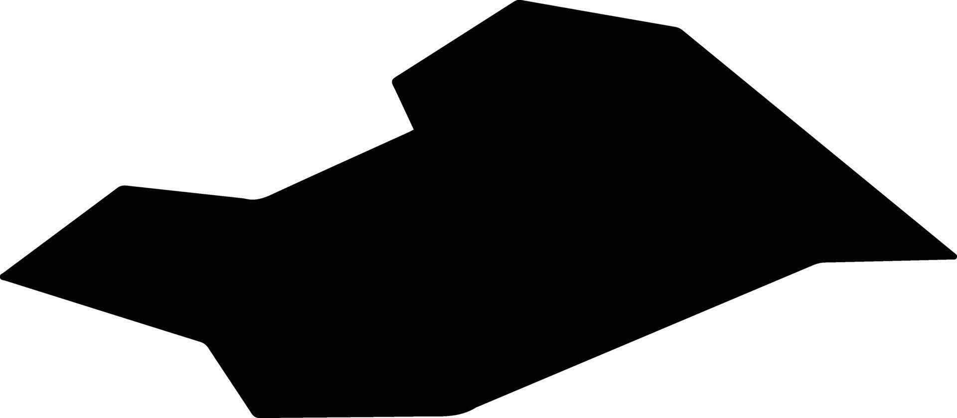 Avesta Sweden silhouette map vector