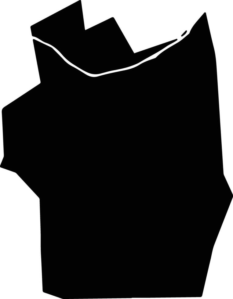 Avgorou Cyprus silhouette map vector