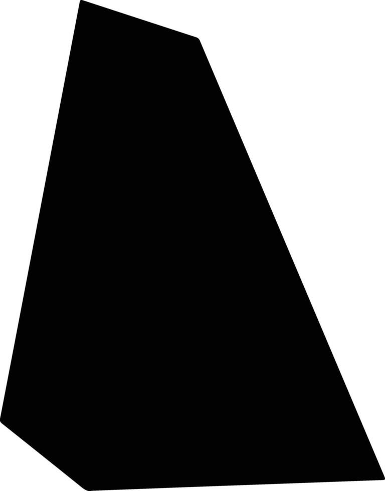 Avrankou Benin silhouette map vector