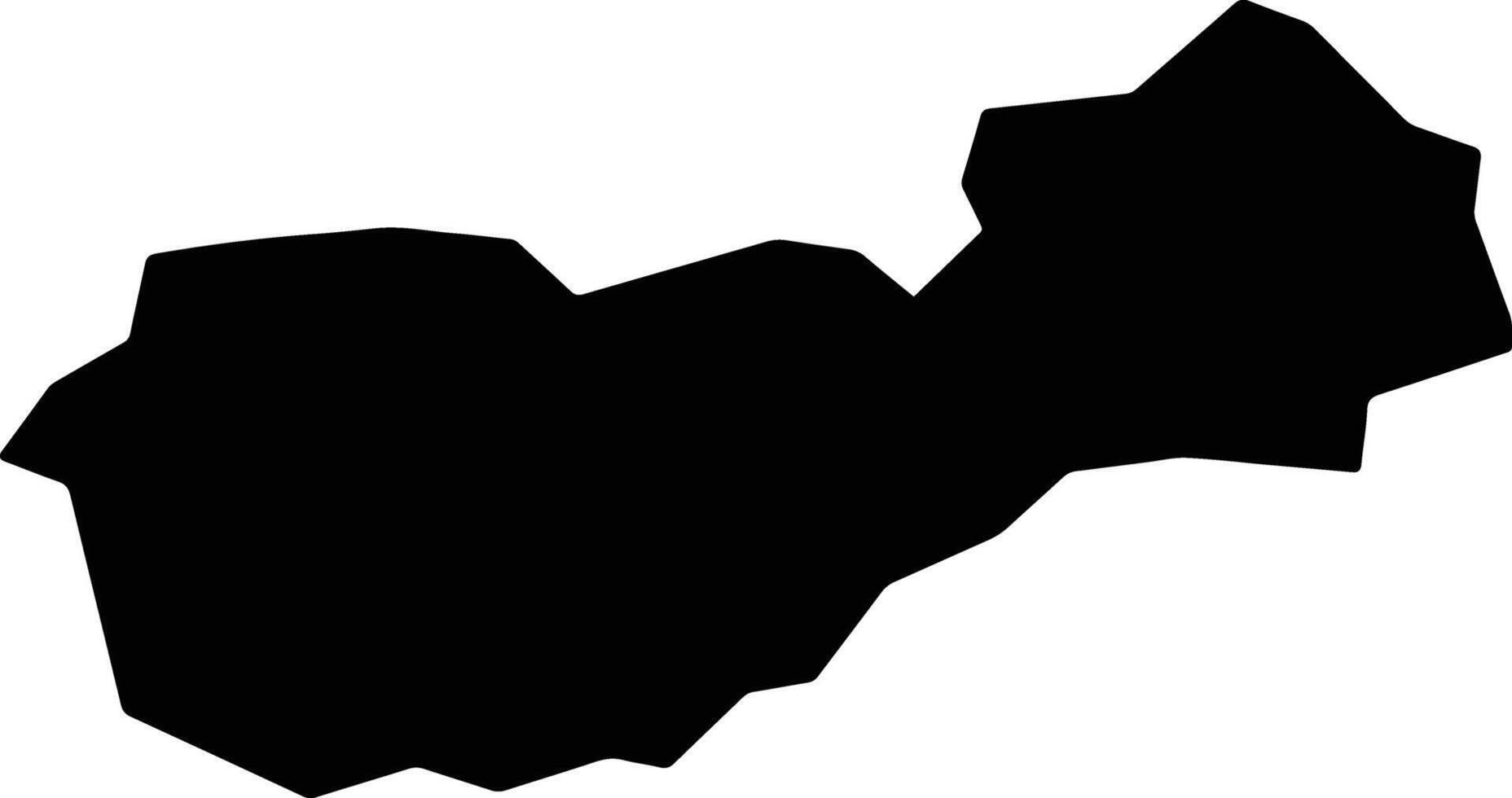 Ayabe Japan silhouette map vector