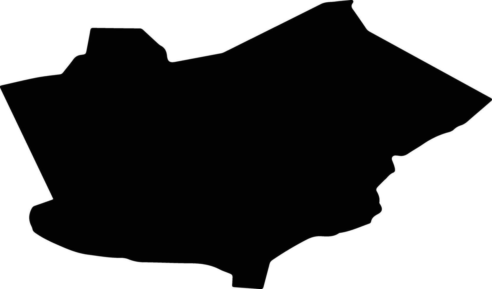 Baacagaan Mongolia silhouette map vector