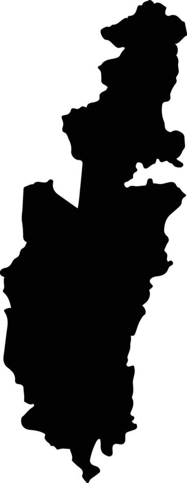 Baba Ecuador silhouette map vector