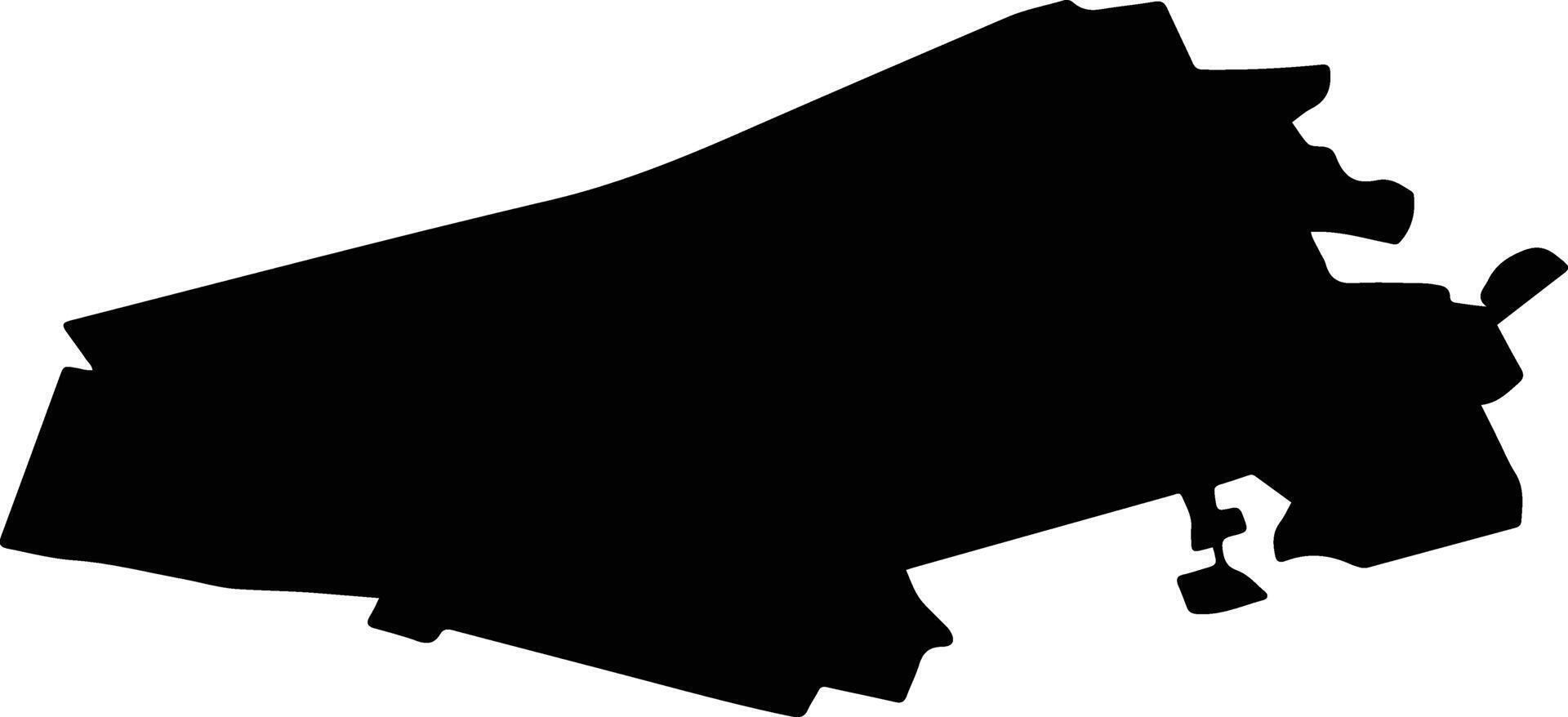 BABICIU Romania silhouette map vector