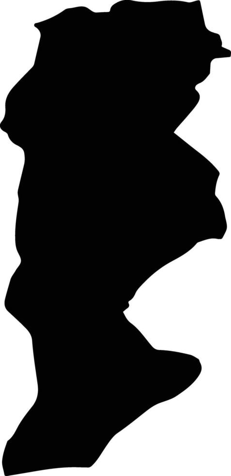 Babol Iran silhouette map vector