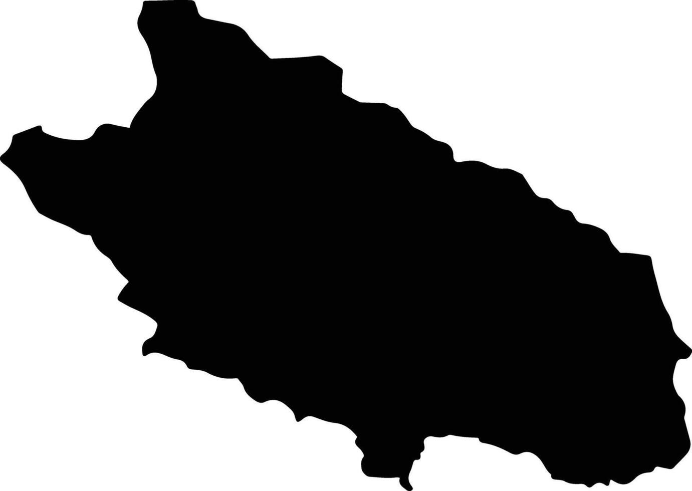 Bac Me Vietnam silhouette map vector
