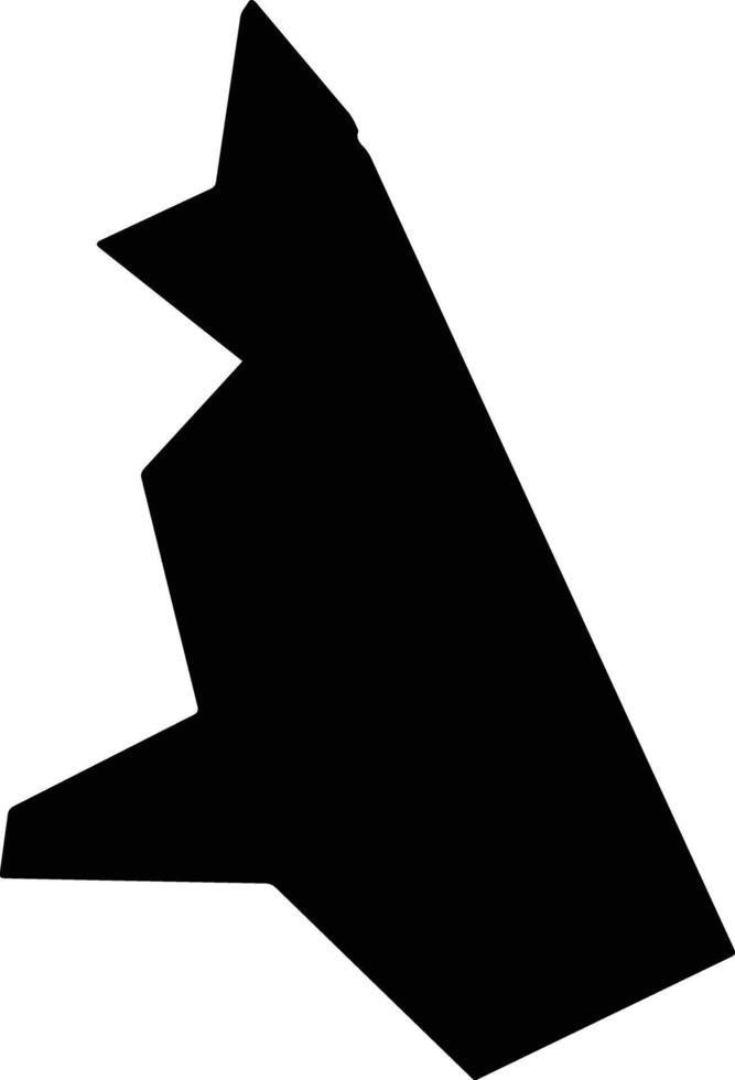 Bachok Malaysia silhouette map vector