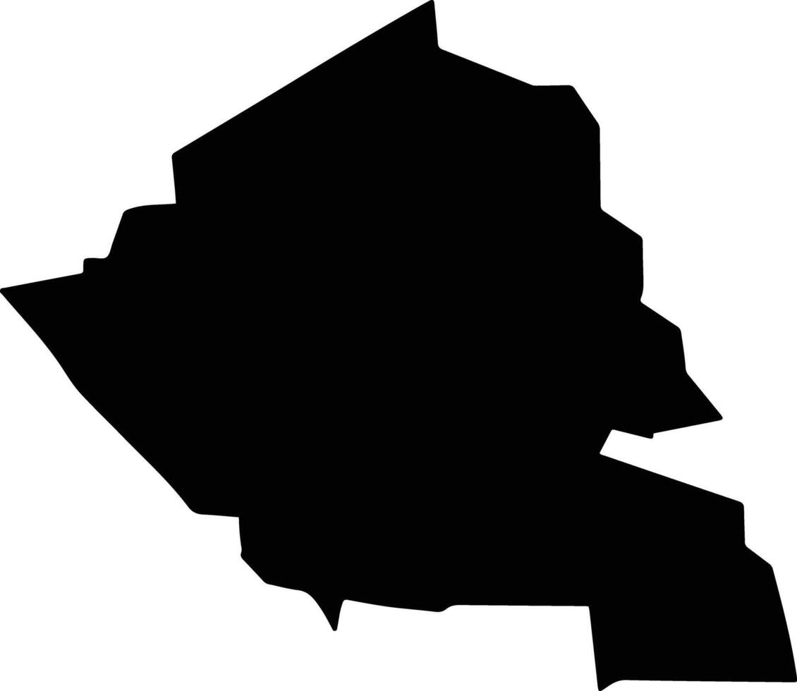 Bacoachi Mexico silhouette map vector