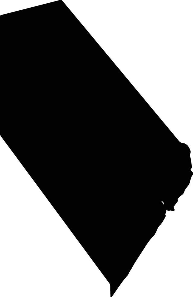 BADHADHE Somalia silhouette map vector
