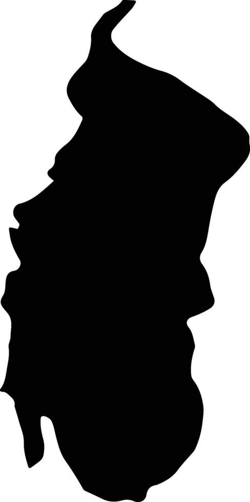 Badr Al Janub Saudi Arabia silhouette map vector
